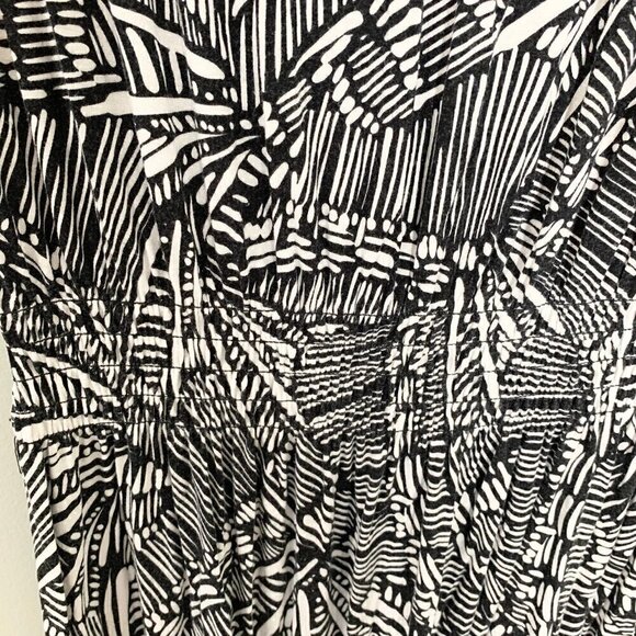 Cable‎ & Gauge black white stretch jersey sleeveless maxi dress - Small - Picture 6 of 11